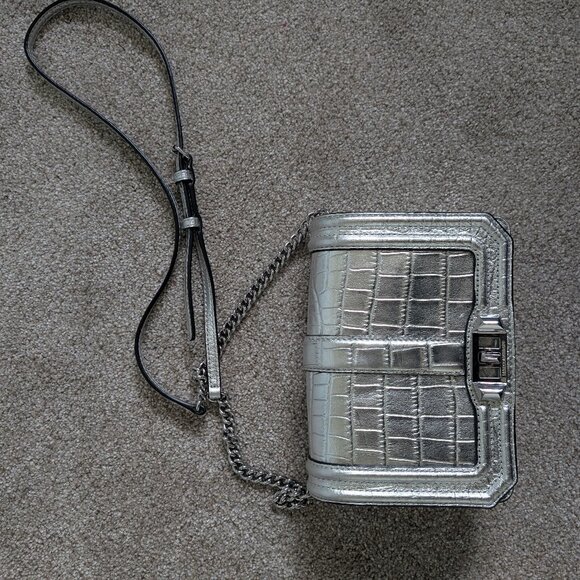 Rebecca Minkoff silver purse - Picture 2 of 5